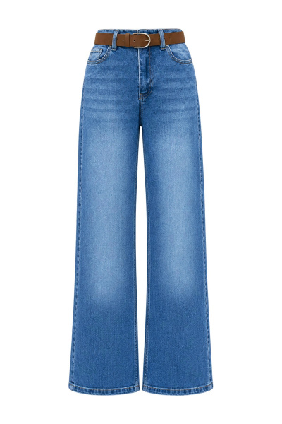 Yıkamalı Kemerli Jean