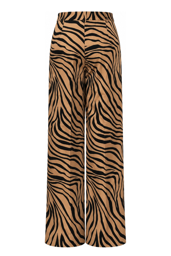 Zebra Desenli Geniş Paça Pantolon