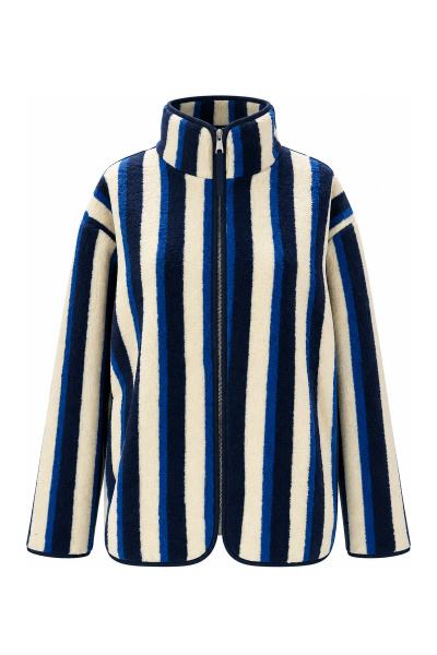 Renkli Çizgili Polar Sweat