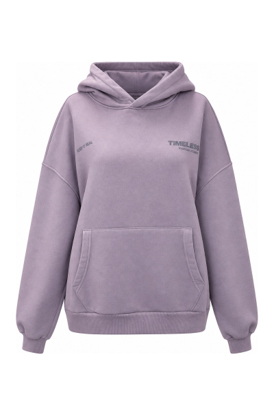 Önü ve Arkası Yazı Baskılı Kapüşonlu Sweat