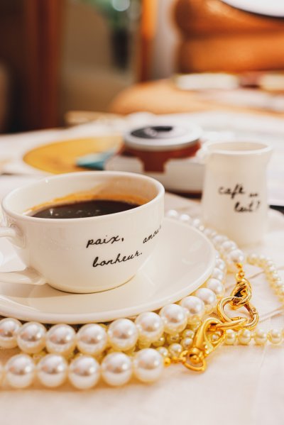 Cafe Au Lait Kahve Fincan Sütlük Takımı